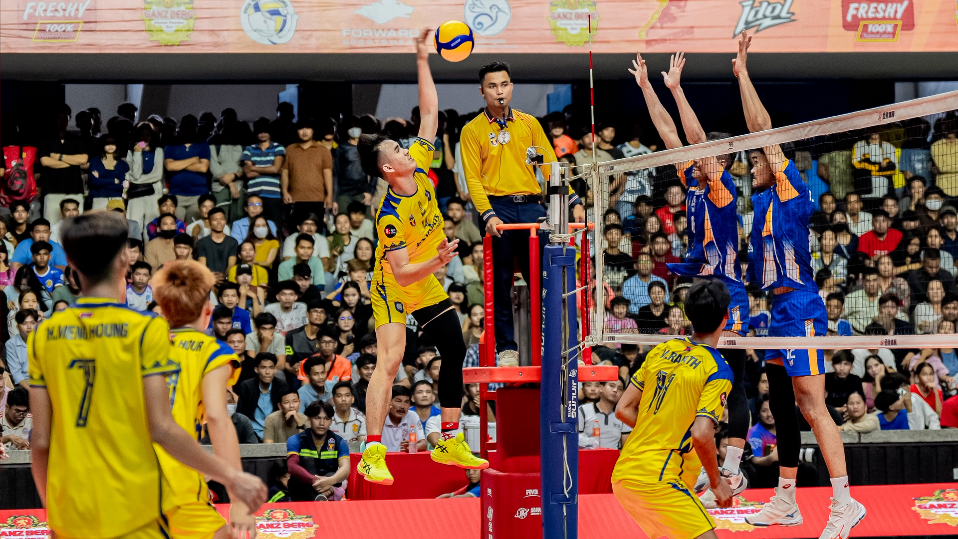ការប្រកួតបាល់ទះពានរង្វាន់តេជោលីគសល់មួយសប្តាហ៍ទៀតមុនឈានចូលវគ្គពាក់កណ្តាលផ្តាច់ព្រ័ត្រ