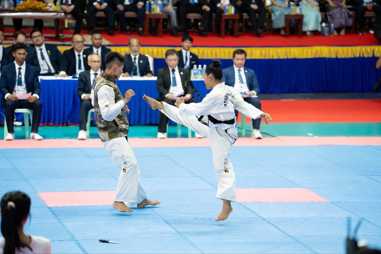 បទពិសោធដ៏ល្អពីតេក្វាន់ដូ ITF ជើងឯកអាស៊ី ២០២៤ ជាទុនពង្រឹងសមត្ថភាពសម្រាប់កីឡាការិនី តូច ឧត្ដម ត្រៀមប្រកួតឆ្នាំនេះ